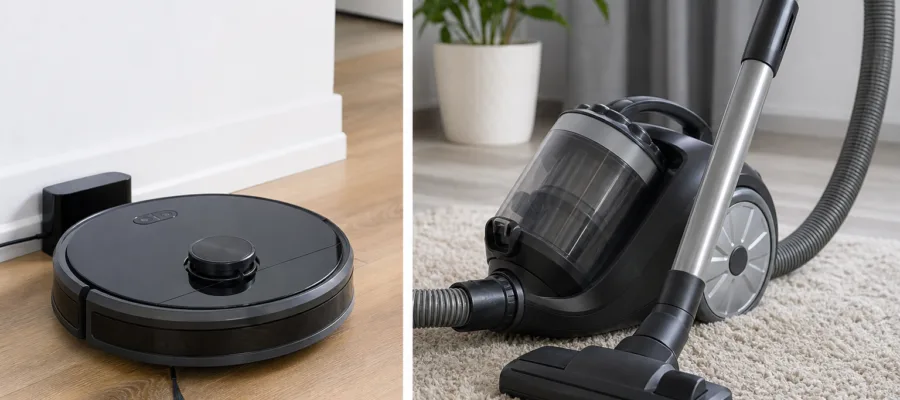 Roboterstaubsauger oder Staubsauger ohne Beutel: Wann ist was sinnvoll?